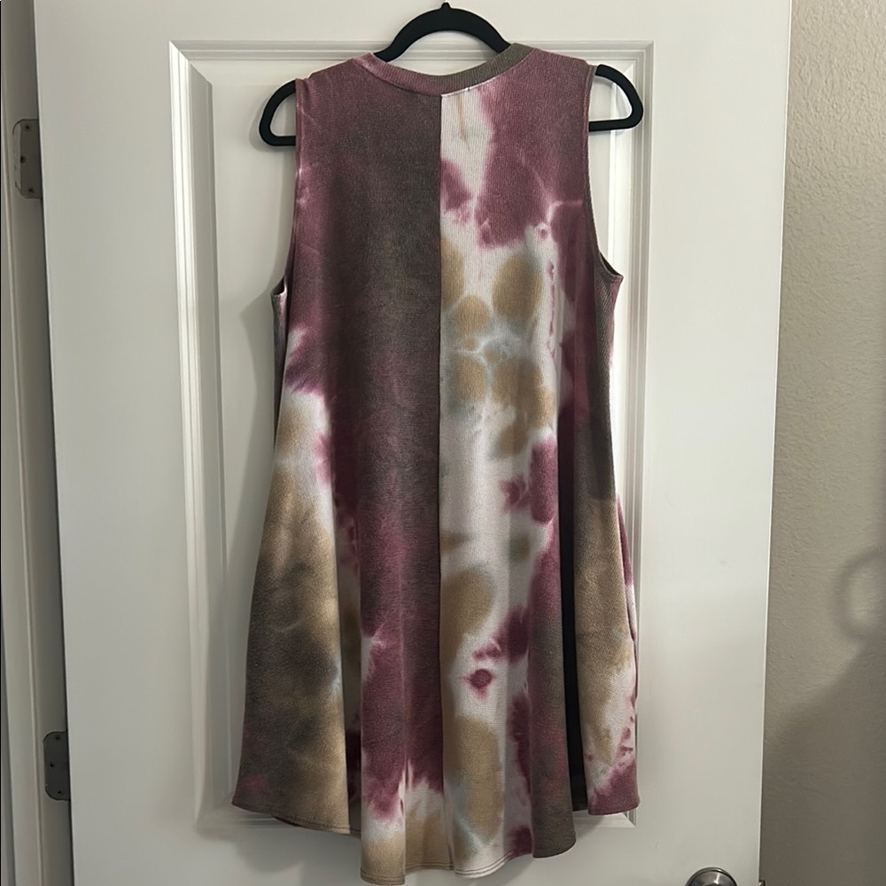 Tie-Dye Sleeveless Dress - Picture 3 of 5